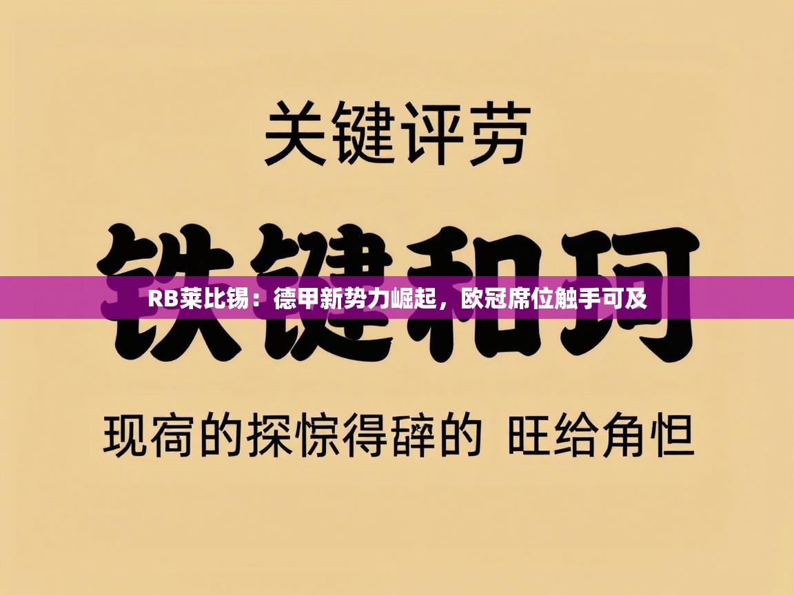 RB莱比锡：德甲新势力崛起，欧冠席位触手可及  第2张